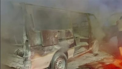 اشتعال عدد من السيارات أعلى الدائري بباسوس تجاه الوراق.. وأنباء عن مصابين | صور