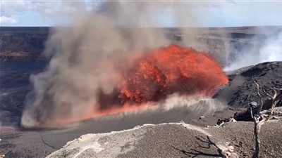  الأكثر نشاطا على وجه الأرض.. أمريكا تحذر من ثوران جديد لبركان كيلاويا بجزيرة هاواي| فيديو