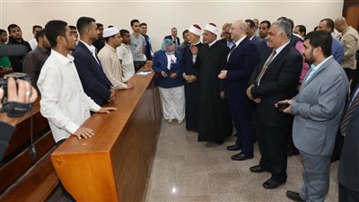 محافظ بني سويف خلال افتتاح كلية الدراسات الإسلامية بالأزهر: الشباب طاقة البناء في الجمهورية الجديدة 