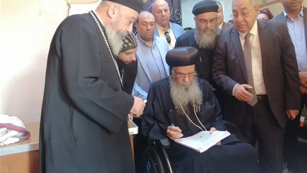 مطران الفيوم يدلي