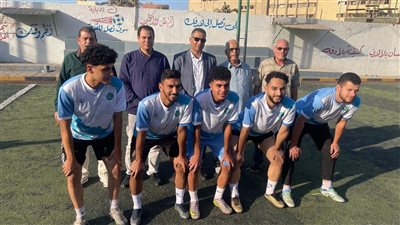 مدير عام الشباب والرياضة بالقليوبية يشهد منافسات دور الثمانية لدوري خماسي كرة القدم