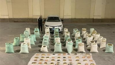 ضبط عنصر جنائي بحوزته 1.5 طن مخدرات بالإسماعيلية