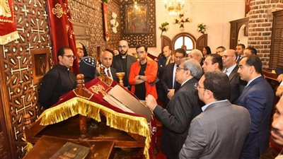 رئيس الطائفة الإنجيلية يشيد بجهود محافظ أسيوط في تطوير مسار العائلة المقدسة 