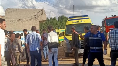 إصابة 14 شخصًا في حادث تصادم على طريق دمنهور - الإسكندرية