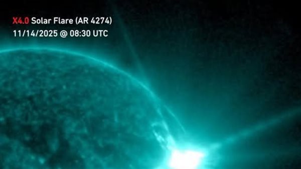 صورة ملتقطة لتوهج