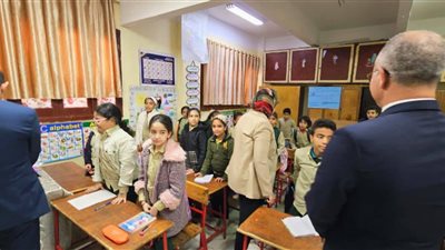 زيارة ميدانية لرئيس قطاع التعليم لمدارس البحيرة لمتابعة تطبيق البرنامج القومي للقراءة والكتابة