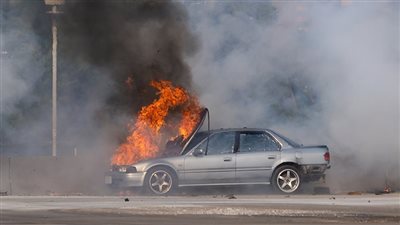 اندلاع حريق داخل جراج بـ نيو جيزة.. والحماية المدنية تسيطر