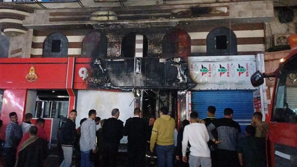 السيطرة حريق محل