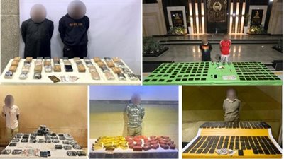 مصرع 6 عناصر جنائية شديدة الخطورة وضبط مخدرات بـ105 ملايين جنيه بعدة محافظات
