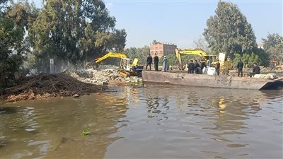 محافظ المنوفية: إزالة 296 تعديًا على أراضي طرح النهر ضمن المشروع القومي لضبط النيل