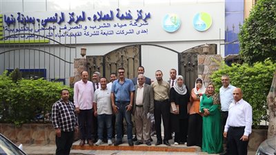 رئيس شركة مياه القليوبية يتفقد مركز الصيانة الرئيسي للمياه والقطاع التجاري ومركز خدمة العملاء