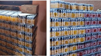 ضبط صاحب مصنع لإنتاج مشروبات صناعية رخيصة الثمن ومصنعة بمواد مجهولة المصدر بالمنوفية