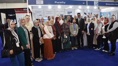 مياه القليوبية تشارك بمعرض IWWI 2025 بمشروع مبتكر لإعادة استخدام مياه غسيل المرشحات