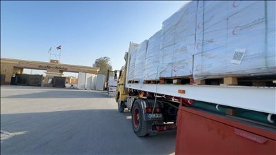 الهلال الأحمر المصري: إرسال أكثر من 11 ألف طن مساعدات غذائية وطبية وشتوية إلى غزة