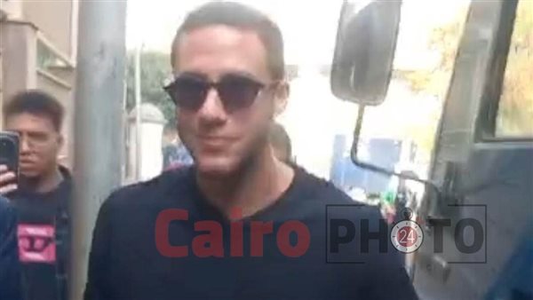 رمضان صبحي خلال وصوله