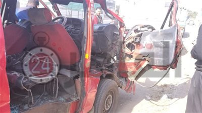 عودة الحركة المرورية لطبيعتها أسفل كوبري قليوب بعد حادث انقلاب ميكروباص