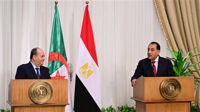 مدبولي: مجموعة مشتركة لمتابعة تنفيذ مذكرات التفاهم بين مصر والجزائر