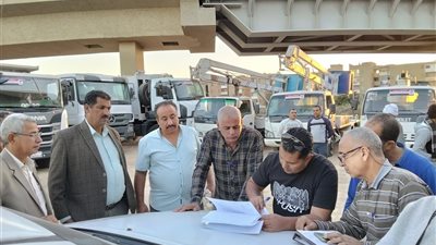 لجنة التفتيش بوزارة التنمية المحلية تتابع جاهزية معدات الوحدة المحلية لمركز ومدينة طما بسوهاج