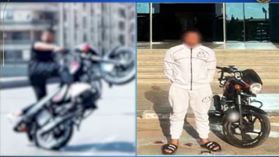 عرض حياته والمواطنين للخطر.. القبض على المتهم بأداء حركات استعراضيه بدراجة نارية في الجيزة 