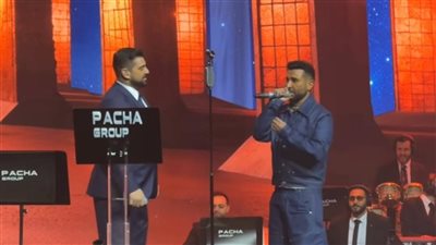 أبرز لقطات حفل أحمد سعد وآدم في الكويت