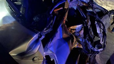 الأب والأم وأبناؤهما الثلاثة.. مصرع 5 أشخاص في حادث انقلاب سيارة بالبحيرة