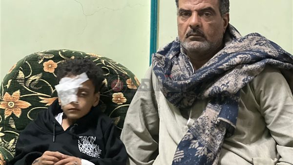 التلميذ المصاب ووالده