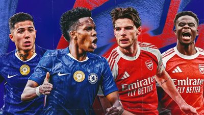 التشكيل الرسمي لمباراة أرسنال وتشيلسي في الدوري الإنجليزي