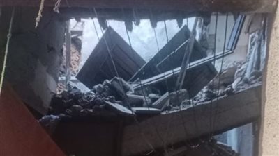 إصابة شخص إثر انهيار مبنى في بولاق أبو العلا بالقاهرة
