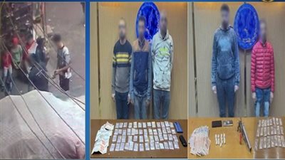 القبض على 3 أشخاص روّجوا للمواد المخدرة بالجيزة
