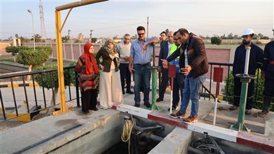رئيس شركة مياه القليوبية يتفقد محطة معالجة الصرف الصحي بقها.. ويشدد على رفع كفاءة التشغيل