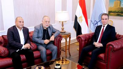 نقيبا الممثلين والسينمائيين في ماسبيرو لبحث سبل التعاون المشترك 