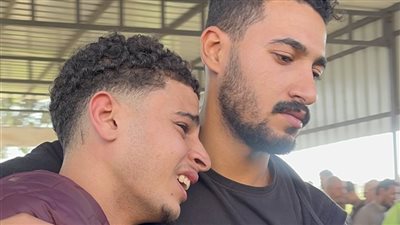 تشييع جنازة الأب والابن ضحايا حريق سوق الخواجات بالمنصورة