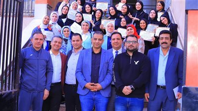 وكيل وزارة الشباب والرياضة بالقليوبية يشهد ختام التدريب العملي لطلاب كلية علوم الرياضة