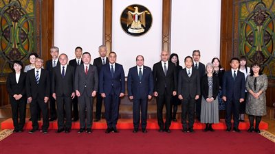 الرئيس السيسي يستقبل عددًا من خبراء التعليم الياباني.. ويؤكد دعم مصر للمدارس اليابانية