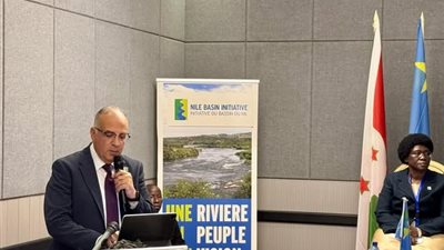 وزير الري يلقي كلمة مصر في الاجتماع الـ33 لوزراء مياه حوض النيل