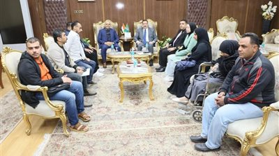 محافظ المنوفية: توفير فرص عمل مناسبة لعدد من ذوي الهمم وصرف مساعدات مالية وعينية