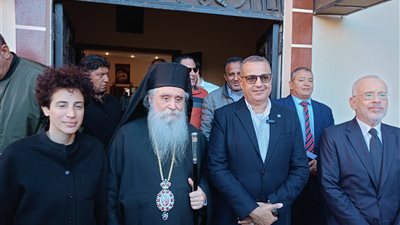 محافظ جنوب سيناء يهنئ مطران دير سانت كاترين بذكرى استشهاد القديسة كاترينا |صور 