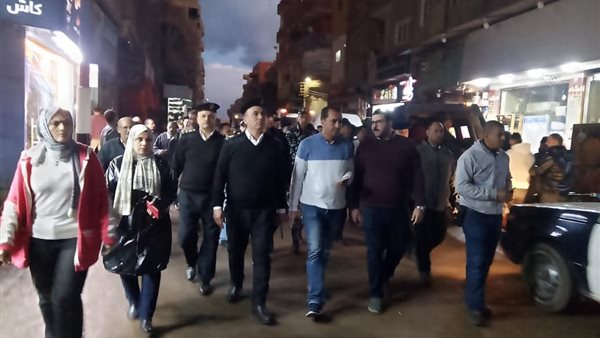 حملة إشغالات في منوف