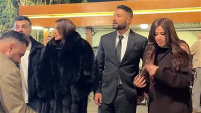 بحضور ياسمين عبد العزيز.. أبطال وصناع عمل مسلسل وننسى اللي كان يحتفلون بعيد ميلاد كريم فهمي