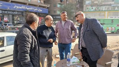 رئيس حي شرق شبرا يوجه بالقضاء على بؤرة لتجميع القمامة وإنشاء نافورة مياه