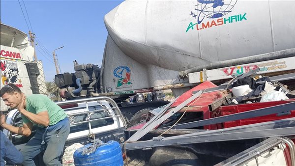 جانب من الحادث 