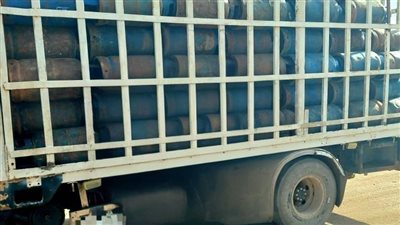 ضبط مستودع غاز لتجميعه 55 ألف أسطوانة للبيع بالسوق السوداء في البحيرة