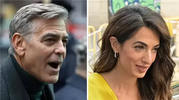 جورج كلوني وزوجته