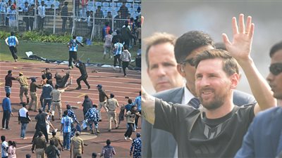 فرصة العمر تحولت لكابوس.. فوضى عارمة تفسد استقبال ميسي في الهند 