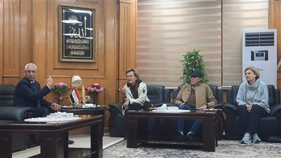 سفيرة الاتحاد الأوروبي خلال لقائها برئيس جامعة المنيا: نرغب في زيادة التعاون الأكاديمي مع مصر  