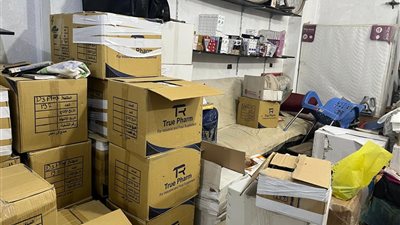 ضبط كميات من الأدوية مجهولة المصدر داخل مخزن غير مرخص بسوهاج