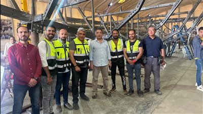 عبقرية اللواء عاطف مفتاح في تصميم الهيكل الفولاذي الحامل لمركب خوفو الثانية 