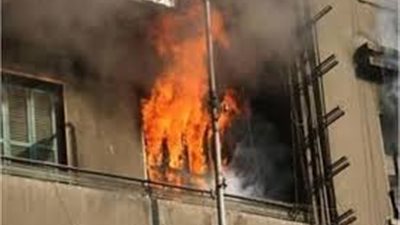 إصابة شاب إثر انفجار أنبوبة غاز داخل غرفة بسطح أحد العقارات في البساتين