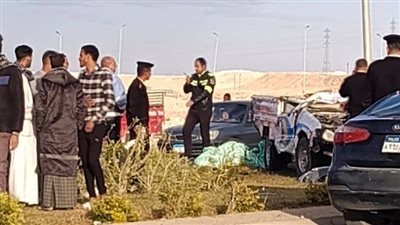 ننشر أسماء مصابي حادث انقلاب سيارة ربع نقل بالمنيا الجديدة