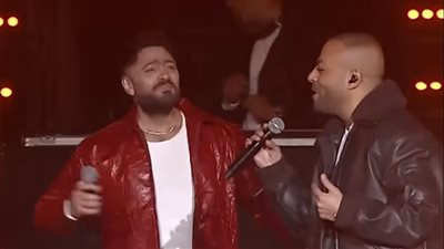 كلاهما غنى للآخر.. تامر حسني وتامر عاشور يتصدران محركات البحث بعد حفل رأس السنة